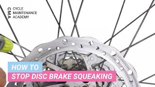 How to Stop Bicycle Disc Brakes From Squeaking [upl. by Nytsirhc]