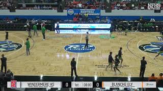 2019 FHSAA 8A Boys Basketball Semifinals 2 Windermere vs Blanche Ely [upl. by Maybelle]