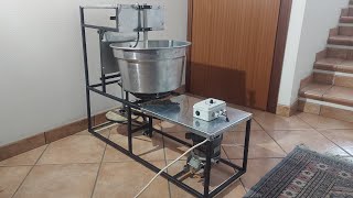 Realizzazione Impastatrice a spirale autocostruita con motore di lavatrice fai da te  DIY [upl. by Otrebilif]