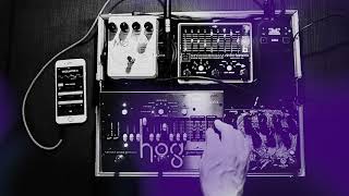 Live Jam Ambient w EHX MEL9 8STEP HOG Walrus Audio Descent [upl. by Jeannette]