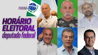 Horário Eleitoral PR  candidatos a Deputado Federal 27082022 [upl. by Nevah]