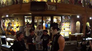 Doyle walks through Guitar Center to a photo shoot [upl. by Annair]