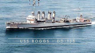 USS Boggs  DD136 Destroyer [upl. by Enoryt]