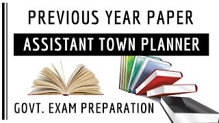 Assistant town planner exam Previous year QUESTION amp ANSWER [upl. by Nelleoj]