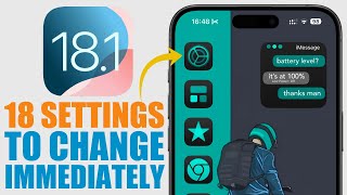 iOS 181  18 Settings You NEED to Change Immediately [upl. by Peppi]