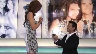 Best Surprise Proposal  Weatherman proposes to Morning News Anchor [upl. by Ythomit]