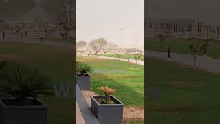 Wind storm in Karachi nature automobile construction travel vlog [upl. by Ettelrac676]