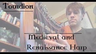 Tourdion on Celtic Folk Harp [upl. by Ed720]