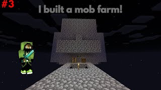 I built a mob farm Skyblock Episode 3 [upl. by Sillek523]