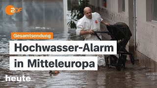 heute 1900 Uhr vom 14092024 Hochwasser in Europa Lage in Charkiw Tag der Tropenwälder [upl. by Bissell]