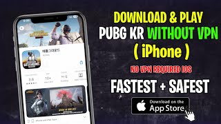 How To Download PUBG KR without VPN in iPhone in India iOS PUBG MOBILE KR version without VPN India [upl. by Lihcox960]