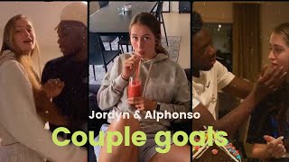 Alphonso Davies Jordyn Huitema tiktok videos [upl. by Kucik]