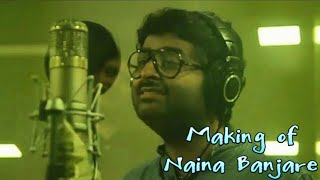 Making of naina Banjare song from pataakha movie  Arijit Singh [upl. by Akinnej]