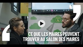 Lexemple dun échange entre une maire et un exposant au Salon des Maires [upl. by Drisko]