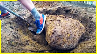 Moving A Rock to Change the Layout Of Our Pump Track [upl. by Maharba]