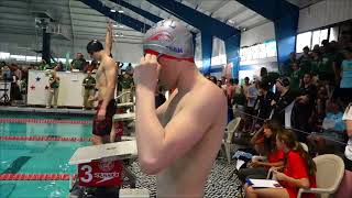 Men’s 50y Back A Final  2018 NCSA Junior Championships [upl. by Acimehs]