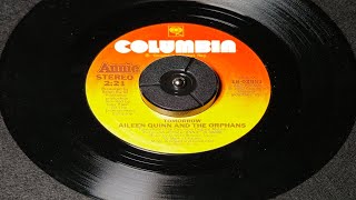 1982 quotTomorrowquot Annie Aileen Quinn amp The Orphans 45rpm vinyl record [upl. by Honniball]