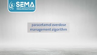 paracetamol overdose management algorithm  الدكتور وليد عوض [upl. by Oinota]