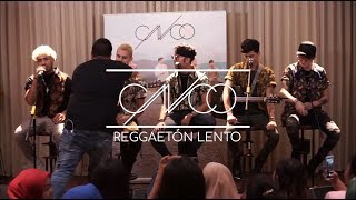 CNCO  Reggaetón Lento Bailemos Live from Jakarta 2018 [upl. by Ralat]