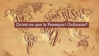 Quest ce quun Passeport Ordinaire [upl. by Ardekal]