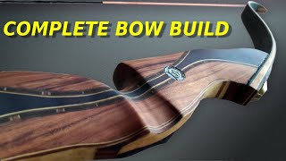 How to make a Recurve Bow  DIY Traditional archery recurve bow [upl. by Abebi]