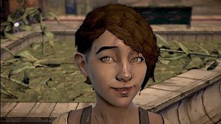 The Walking Dead A New Frontier  Cutting Clementine Hair Short [upl. by Halette]