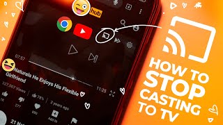 How To Stop Casting To TV from YouTube and Chrome [upl. by Aronek30]