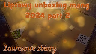 Lipcowy unboxing mang 2024 part 2 [upl. by Ddet597]