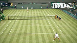 Top Spin 2K25  Roger Federer Vs Matteo Berrettini I Wimbledon I Legend Difficulty PS5 [upl. by Olga]