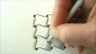 How to draw tanglepattern Cadent [upl. by Sik706]