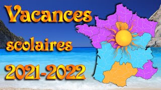 Calendrier des vacances scolaires 2021 2022 vf calendrier officiel [upl. by Aisset]