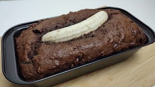 Delicious Chocolate Banana Bread Recipe Wanna Cook [upl. by Sokin122]