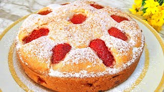 GÂTEAU AUX FRAISES TRÈS FACILE gâteau délicieux pour la fête des mères [upl. by Whang114]