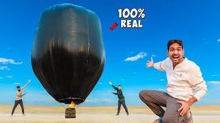 We Built Biggest Hot Air Balloon🎈  क्या ये उड़ पायेगा [upl. by Elon]