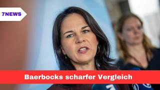 Manchmal denke ich da an einen Teenager Jungen“ – Baerbock spottet über Söder [upl. by Ennaillek]