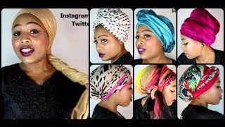 Head Wraps TUTORIAL Chemo amp Hair loss friendly See Timeline [upl. by Laeira349]