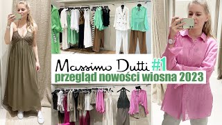 PRZEGLĄD NOWOŚCI I MIERZYMY MASSIMO DUTTI CZ1 WIOSNA LATO 2023 TRENDY [upl. by Norse]