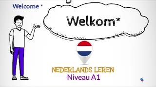 NEDERLANDS LEREN NT2 Grammaticales 1 GROETEN Taalcompleet A1 [upl. by Kerred]