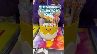 No recomiendo este lapicero organizador de pollito kawaii libreria plumones norecomendable fail [upl. by Nalyd748]