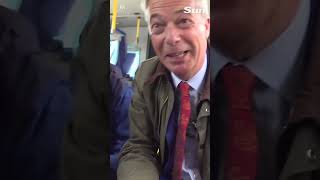 Shocking moment Nigel Farage has CEMENT hurled at him by yob in horrific attack on campaign trail [upl. by Evans]