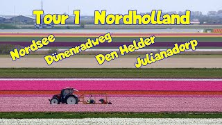 Tour 1 Nordholland Dünenradweg  Callantsoog  Den Helder  Julianadorp [upl. by Bili]