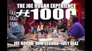 Joe Rogan Experience 1000  Joey Diaz amp Tom Segura [upl. by Llenahs675]