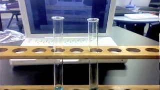 Science Experiment Copper Sulfate and Zinc [upl. by Aihsema]