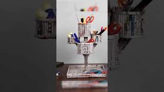 Newspaper Craft Idea video craftideas craft [upl. by Anne551]