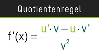 Ableitung — Quotientenregel [upl. by Bautista]