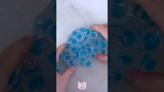 Crunchy Slime ASMR ✨💦 Sparkling Waters from Pilot Slime frogspawn slime texture [upl. by Bathulda]