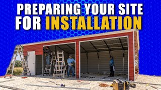 How to Prepare For A Carport or Metal Building Installation From Alans Factory Outlet [upl. by Springer]