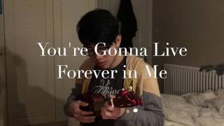 Youre Gonna Live Forever in Me  John Mayer Uke cover [upl. by Reni]