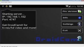 Instalar DroidCam Webcam inalámbrica con tu Smartphone Android DroidCam Wireless Webcam [upl. by Ichabod]