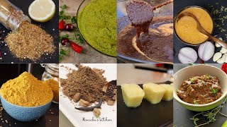 8 Essential Spices Fresh Herbs amp Blend Mix and Sauces HACKS revealed Nanaabas Kitchen  Part 1 [upl. by Onilecram292]